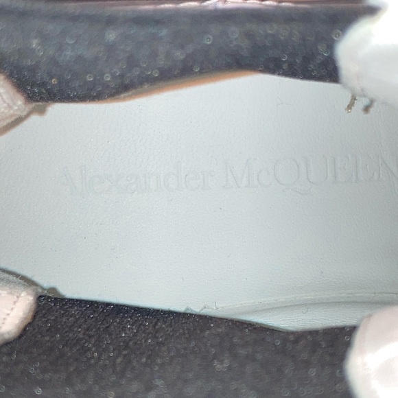 NWOB Alexander McQueen Ivory Leather Rave Chelsea High-Top Boots - Sz 9 - Picture 9 of 13